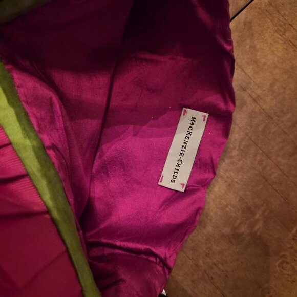 MacKenzie Childs Jester Silk Christmas Stocking - Picture 5 of 6